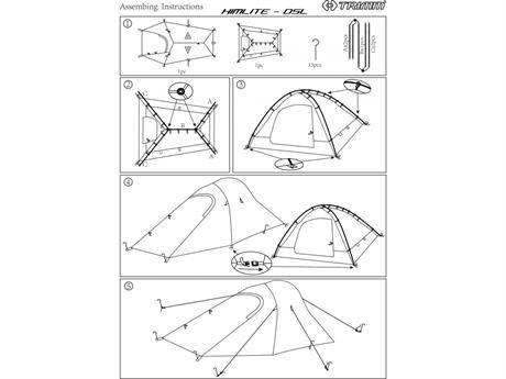 Trimm Himlite-DSL 2 Kişilik 5 Mevsim Ultralight Çadır