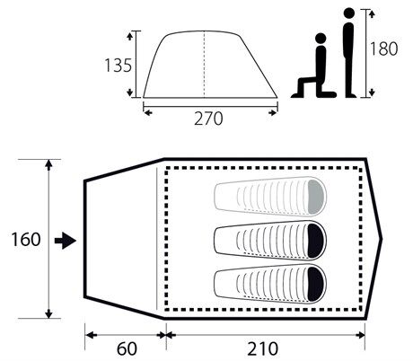 Trimm Forester 2 Kişilik 4 Mevsim Çadır