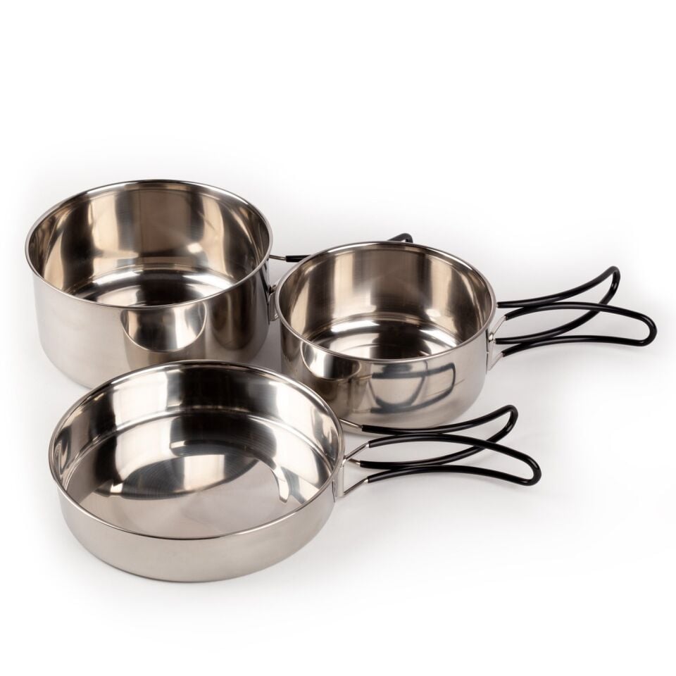 Evolite Evercamp 2-3 Kişilik Çelik Tencere Seti