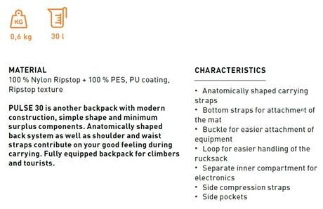 Trimm Pulse Sırt Çantası - 30 Litre, Lagün Mavisi