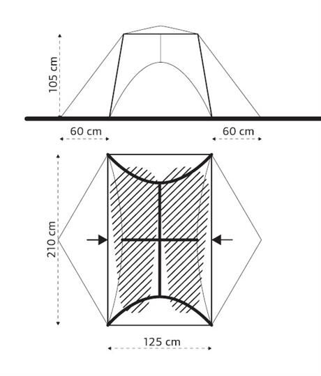 Turbat Shanta 2 İki Kişilik Çadır - Alu, Beyaz