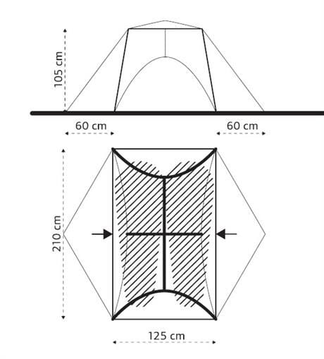 Turbat Shanta Pro 2 İki Kişilik Çadır - Alu, Sarı