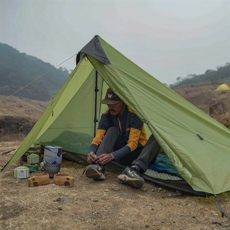 Night Cat Lanshan-1 1 Kişilik 4 Mevsim Ultralight Çadır - Yeşil