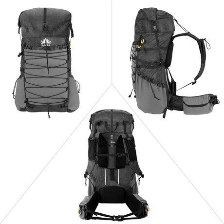 Night Cat DSB-8011 70 Litre Ultralight Su Geçirmez Sırt Çantası - Siyah