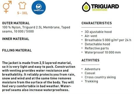 Trimm Mark Yağmurluk - Siyah